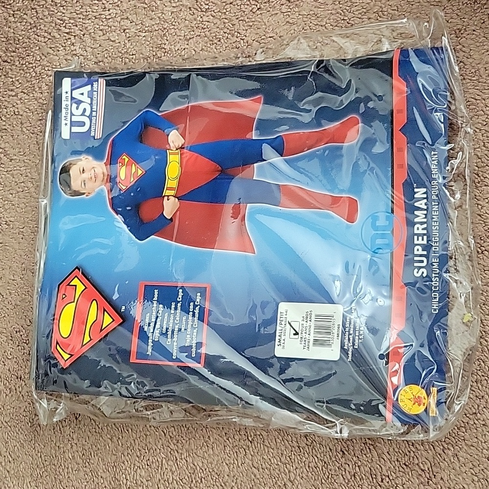 Superman child custume